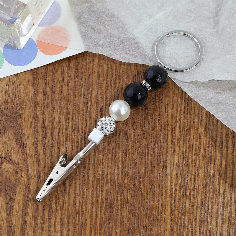Wholesale Contactless Alligator Clip Bank Card Remover Beaded Metal Keychain ACC-KC-ZhiYa020