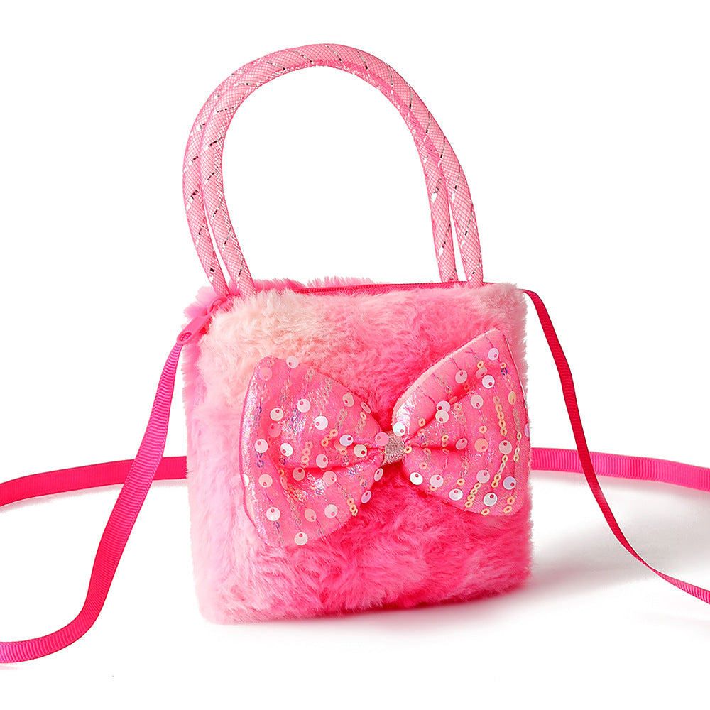 Wholesale  Love Bear Plush Small Bag Wallet