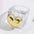 Wholesale resin ring  candy color love gold ring