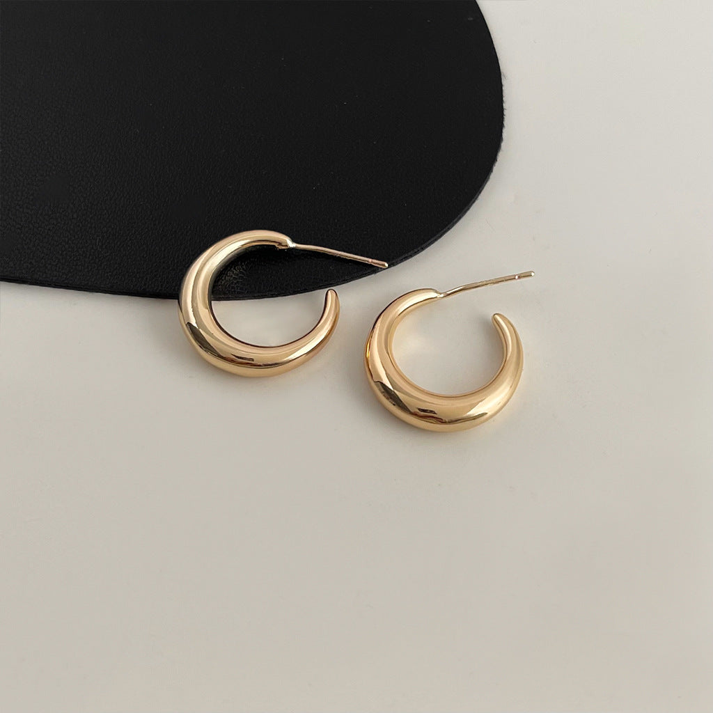 Wholesale Retro Geometric Metal Exaggerated Earrings Vintage Earrings Statemente Earrings ACC-ES-Eryu007