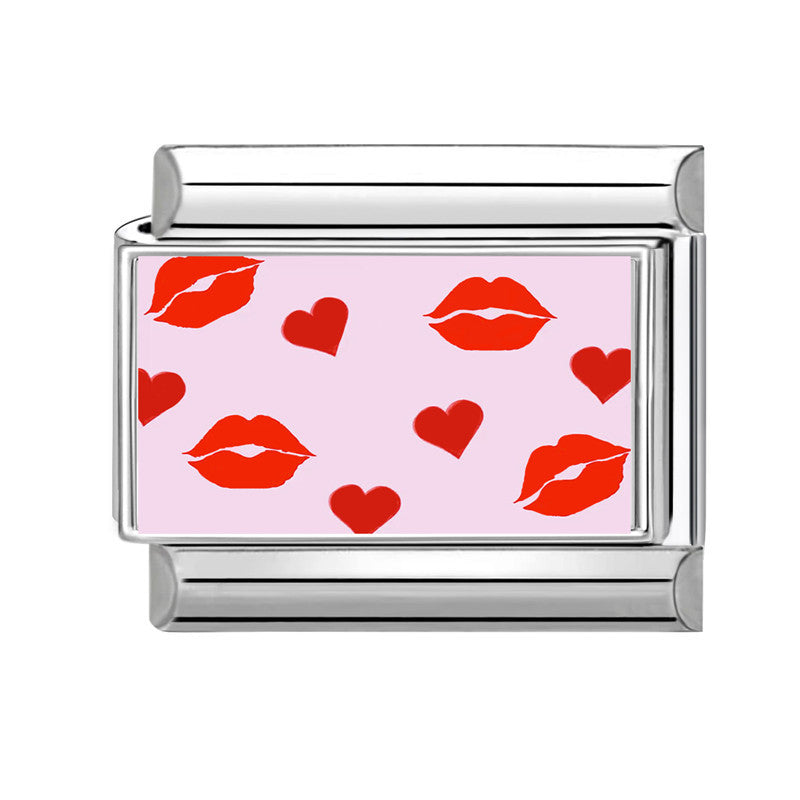 Wholesale 9mm Italian Charm Starter Bracelets DIY Flower Series Stainless Steel Composable Bracelet