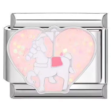 Wholesale Italian Charm Bracelet 9mm DIY Splicing Colorful Star Eyes Stainless Steel Composable Bracelet