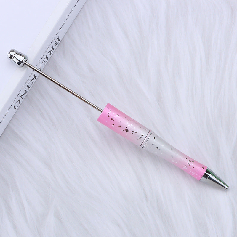 Wholesale 5pcs Beadable Pens Starry Sky UV Electroplating Gradient DIY Bead Pen ACC-PN-JinBN009