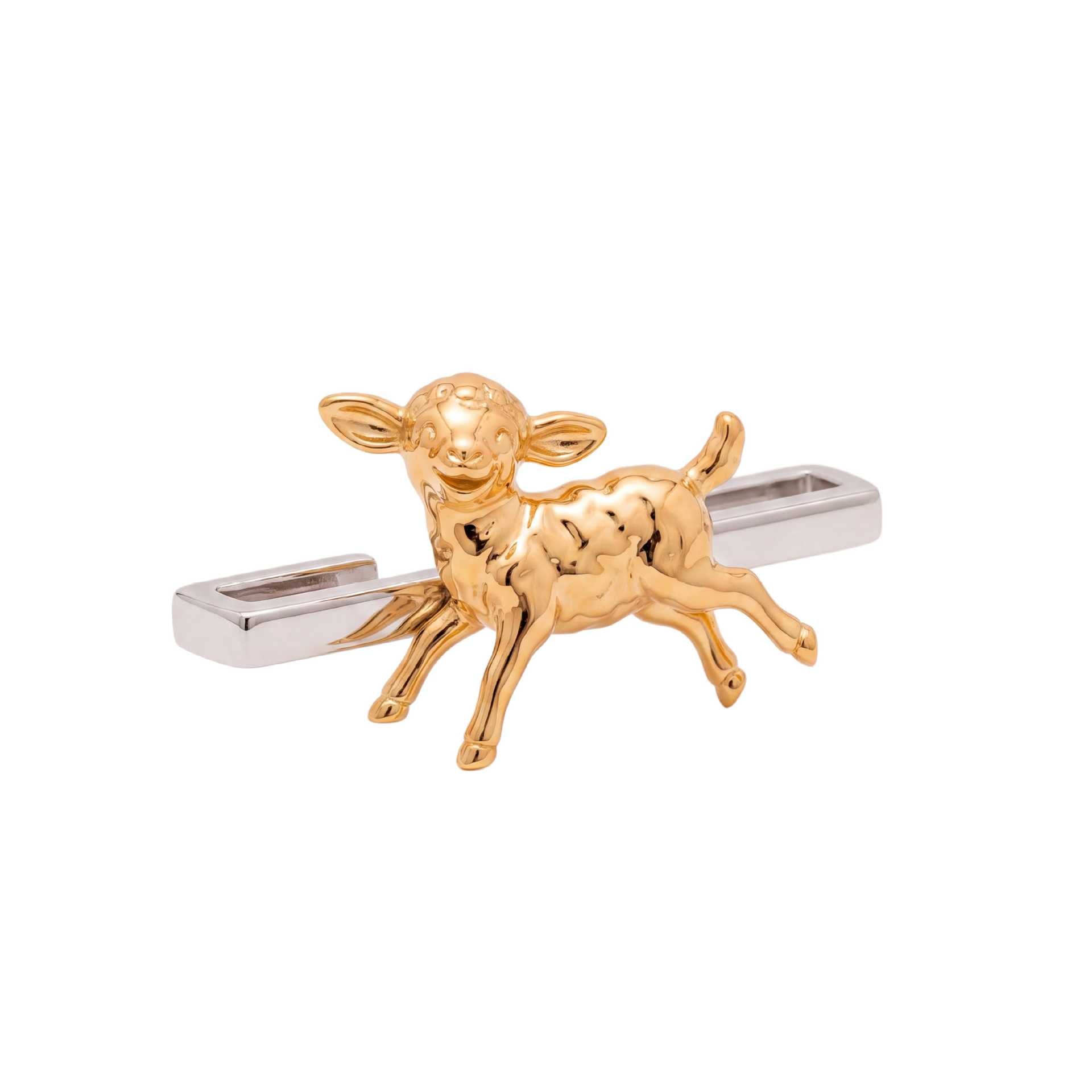 Wholesale Stainless Steel Ram Design Watch Strap Decorative Buckle Charm Trendy DIY Jewelry Accessory For Bags And Everyday Use
