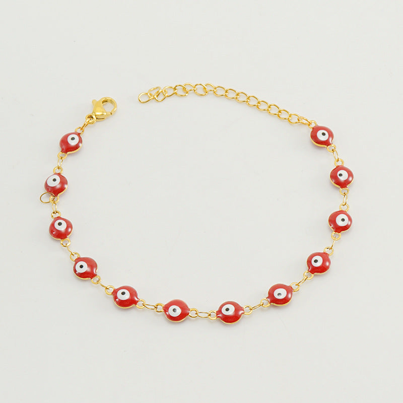 Wholesale Devil's Eye Bracelet  Titanium Steel Fashion Eye Bracelet