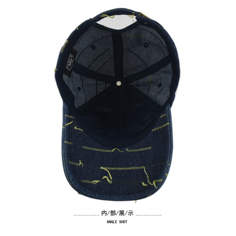 Wholesale  Raked Baseball Cap  All-match Personalized Cap