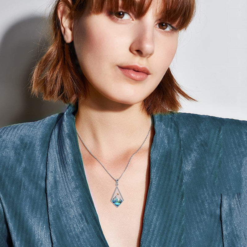 Wholesale Faith Geometric Hill Mustard Seed Stainless Steel Necklace Earrings