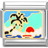 Wholesale  Italian Charm Bracelet 9mm DIY  Strawberry Animal Creative Stainless Steel Composable Bracelet