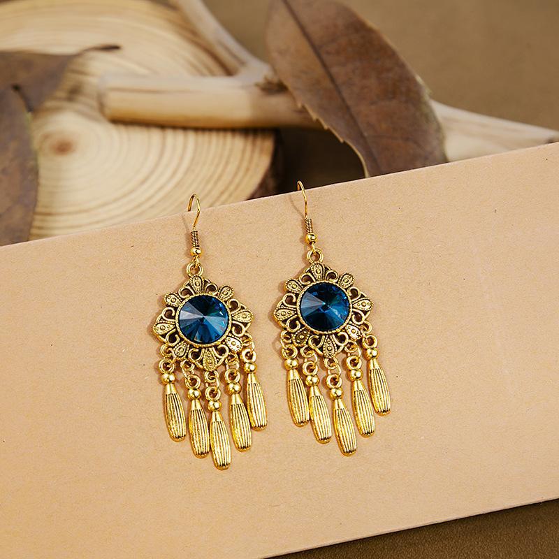 Wholesale Retro ethnic style tassel earrings