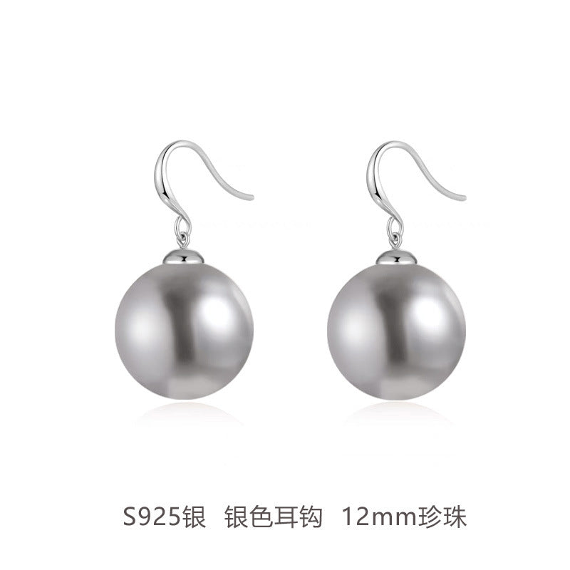 Wholesale Large Pearl Sterling Silver Earrings