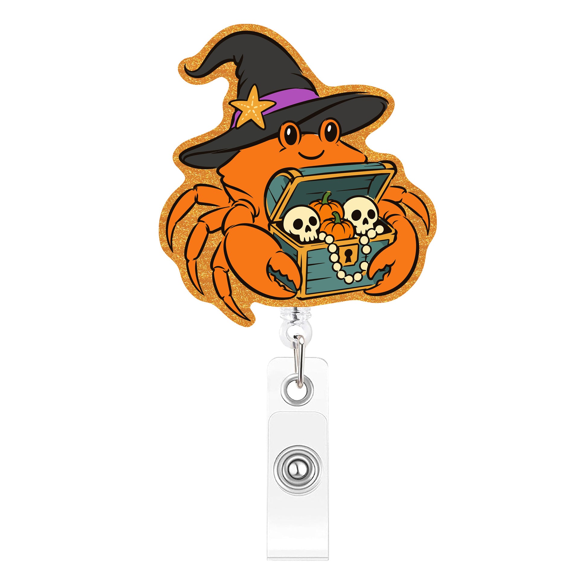 Wholesale 360 Degree Rotating Sea Animal Badge Reel With Alligator Clip  Funny Retractable ID Holder Party Fashion Accessory