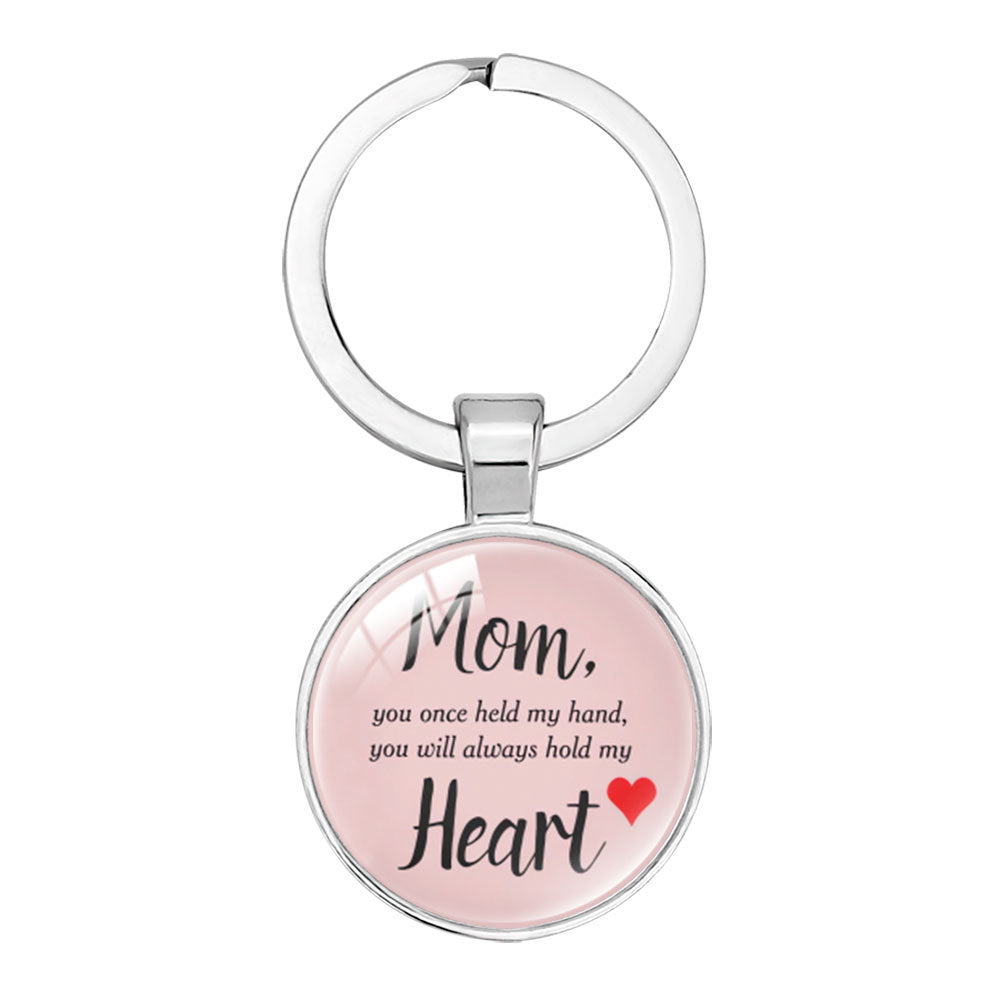 Wholesale Keyring Mom Mother' s Day Glass Keychain