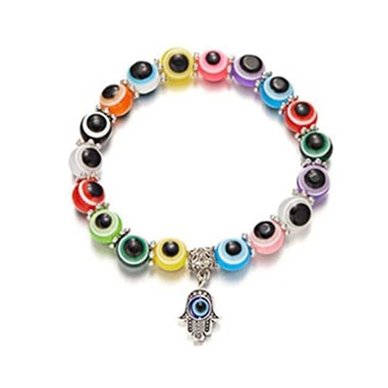 Wholesale Resin Ball Devil's Eye Bead Bracelet ACC-BT-Yunh002