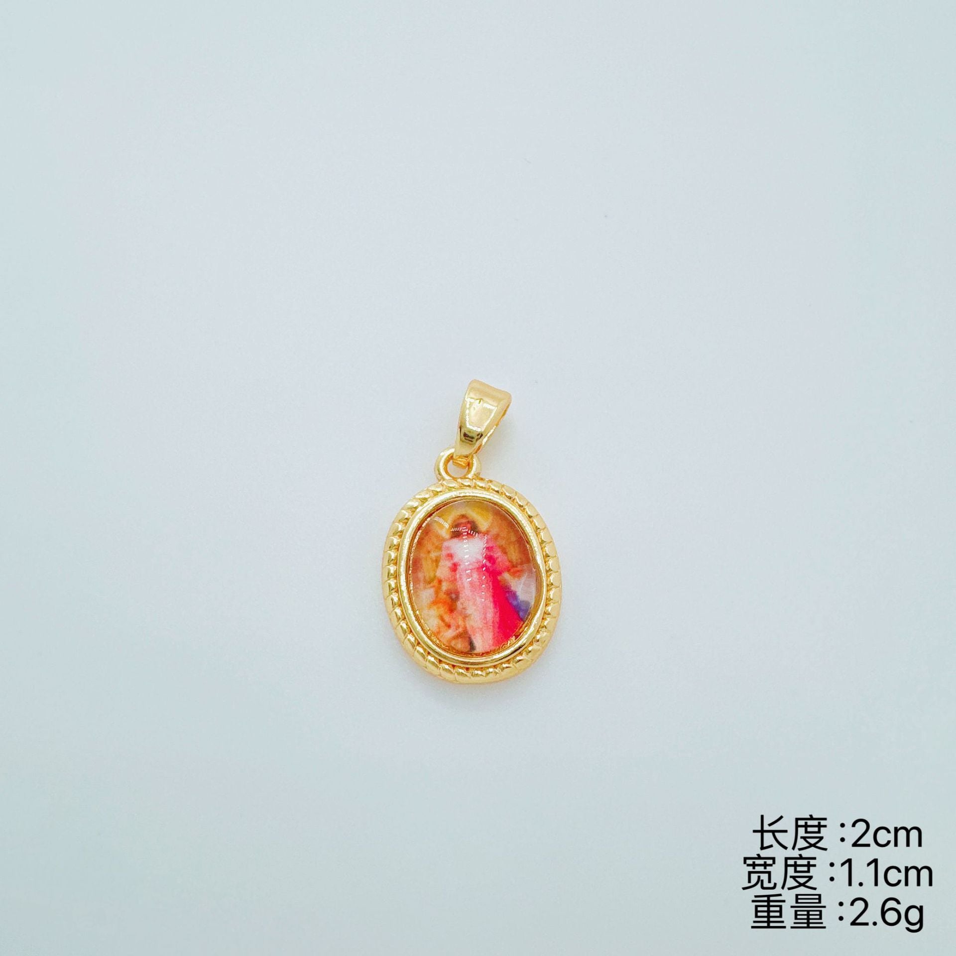 Wholesale Gold-Plated Copper Figure Pendant Necklace,  Trendy Gift Jewelry Accessory for Women