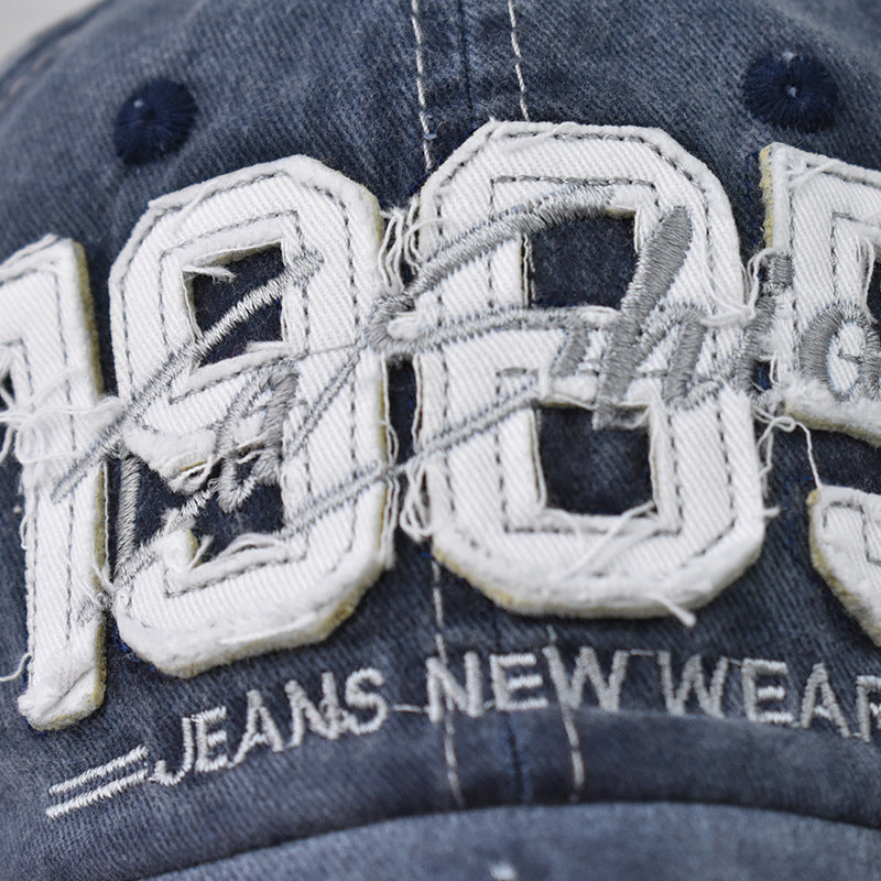 Wholesale 1985 letters large embroidered baseball cap