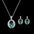 Wholesale  crystal diamond earrings pendant necklace earrings jewelry