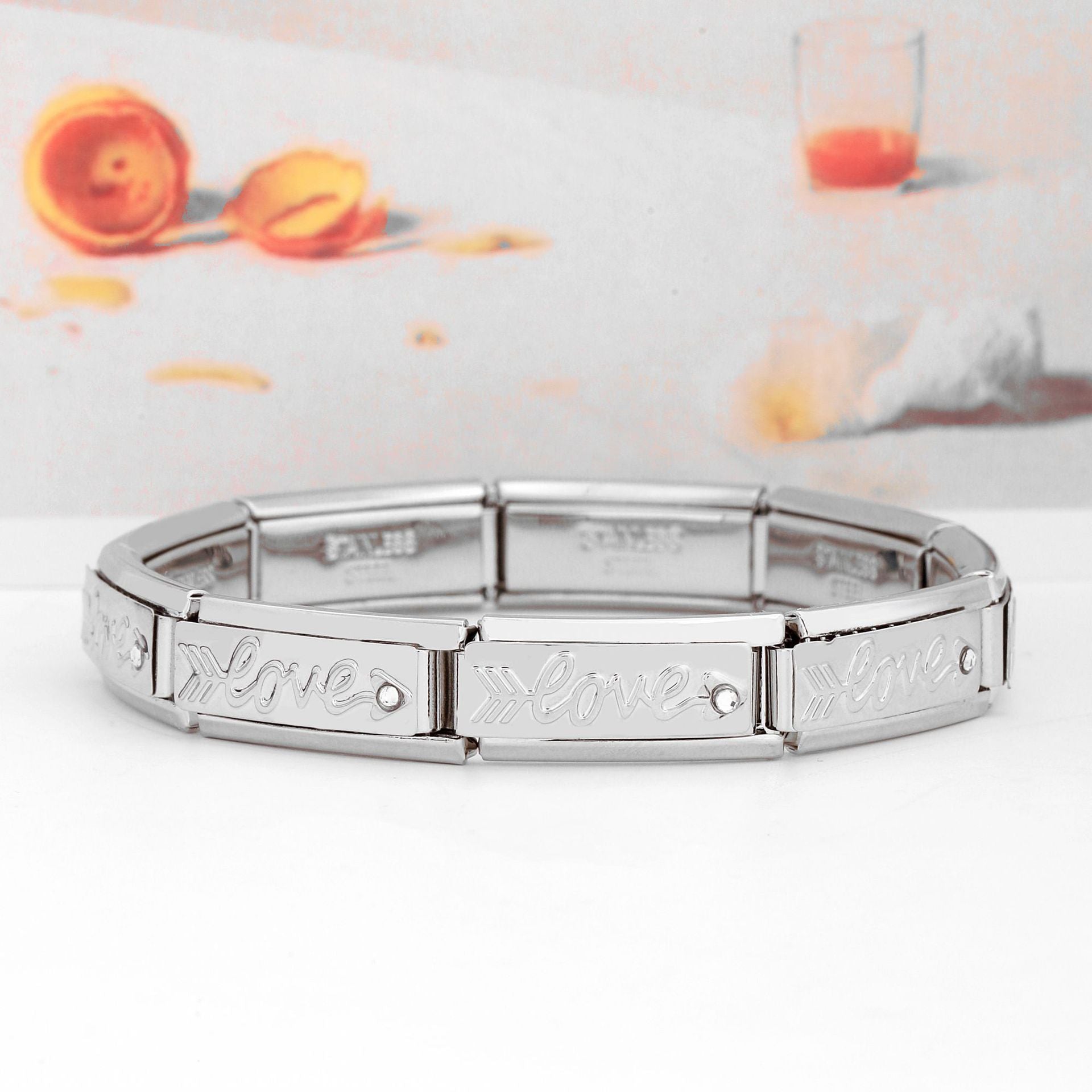 Wholesale 5pcs Italian Charm Bracelet 9mm DIY Splicing Removable Stainless Steel Animal Composable Bracelet ACC-BT-XY054