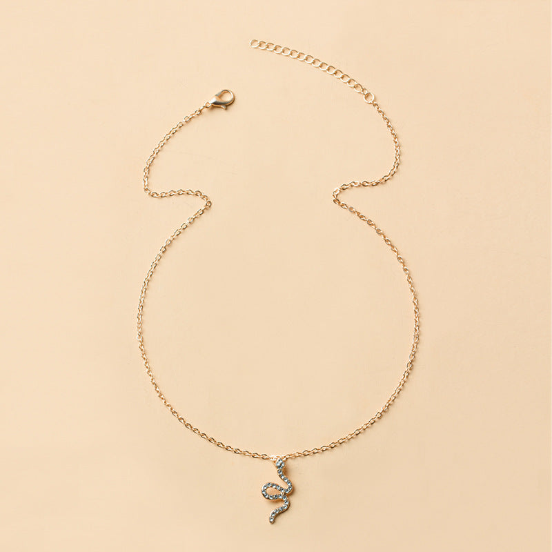 Wholesale plating snake necklace