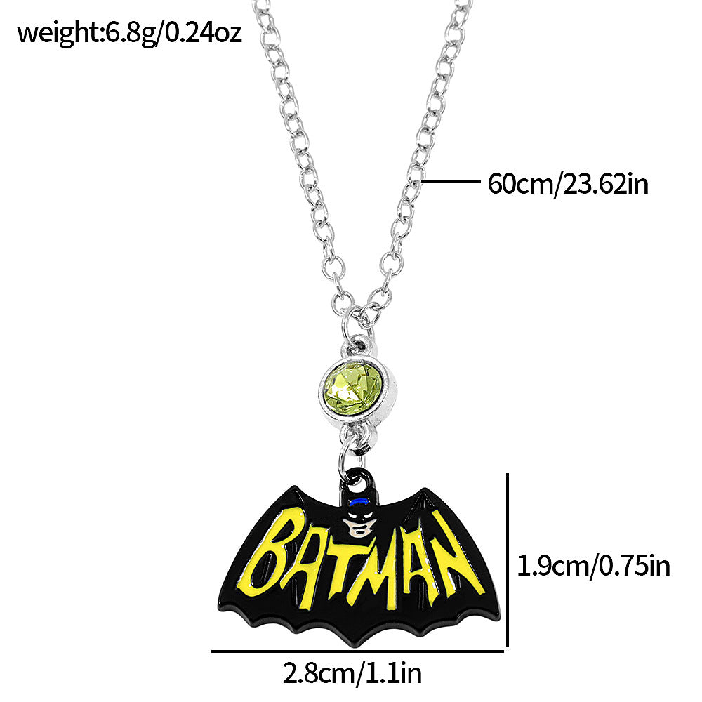 Wholesale Cute  Pendant Necklace Alloy Drip Oil Enamel  Heart