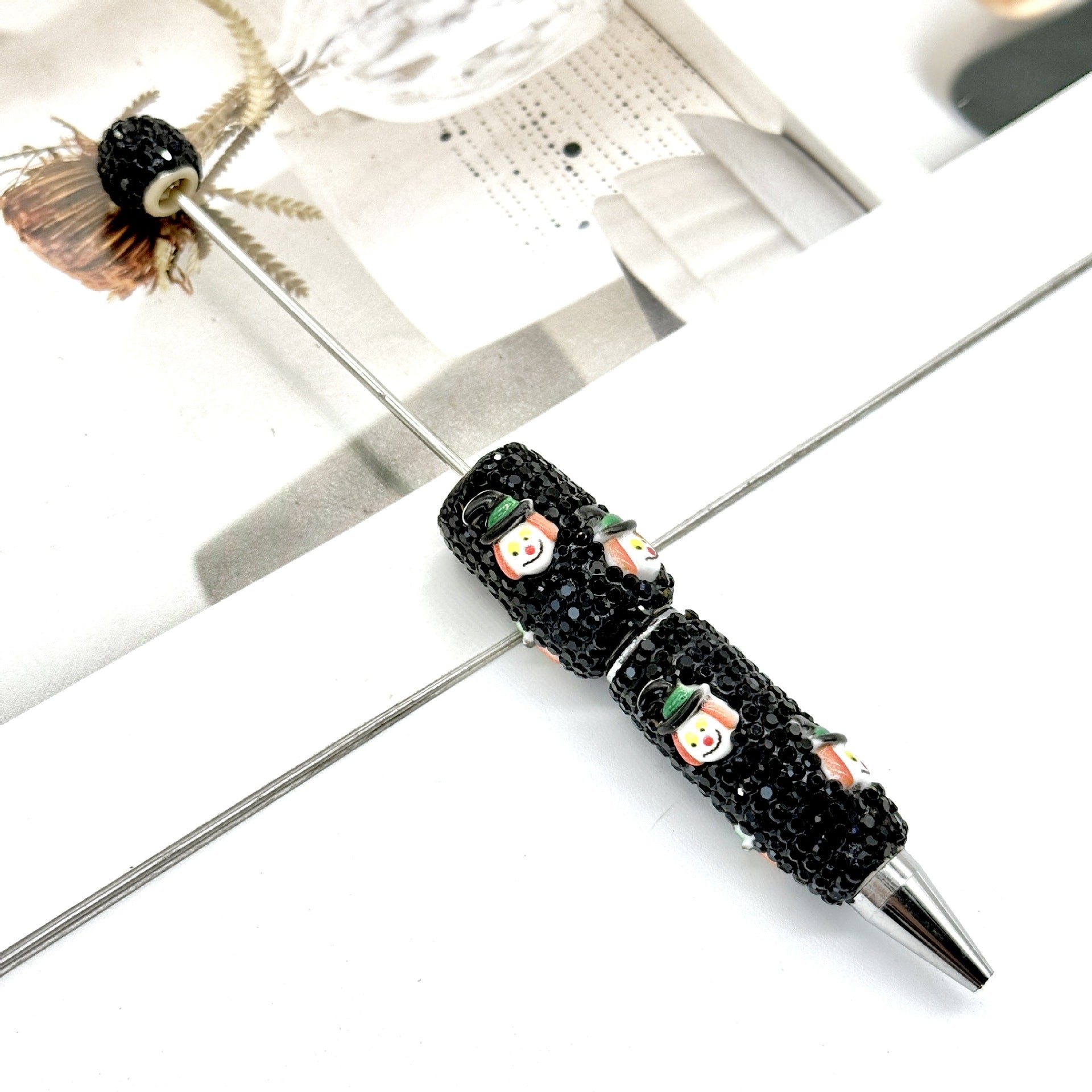 Wholesale  DIY  Pumpkin Beadable Pens