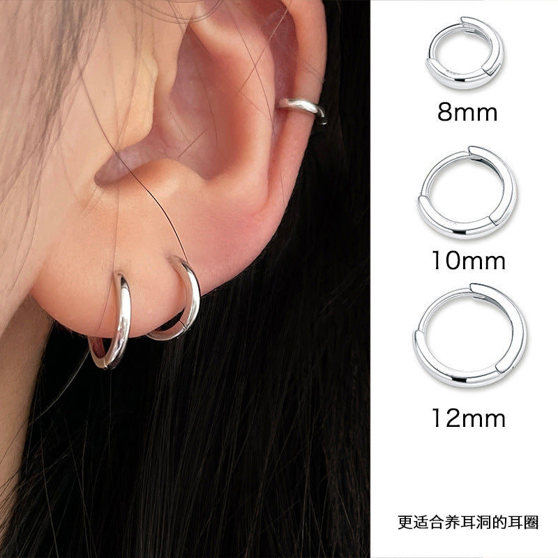 Wholesale Vintage Metallic Shiny Spherical Earrings