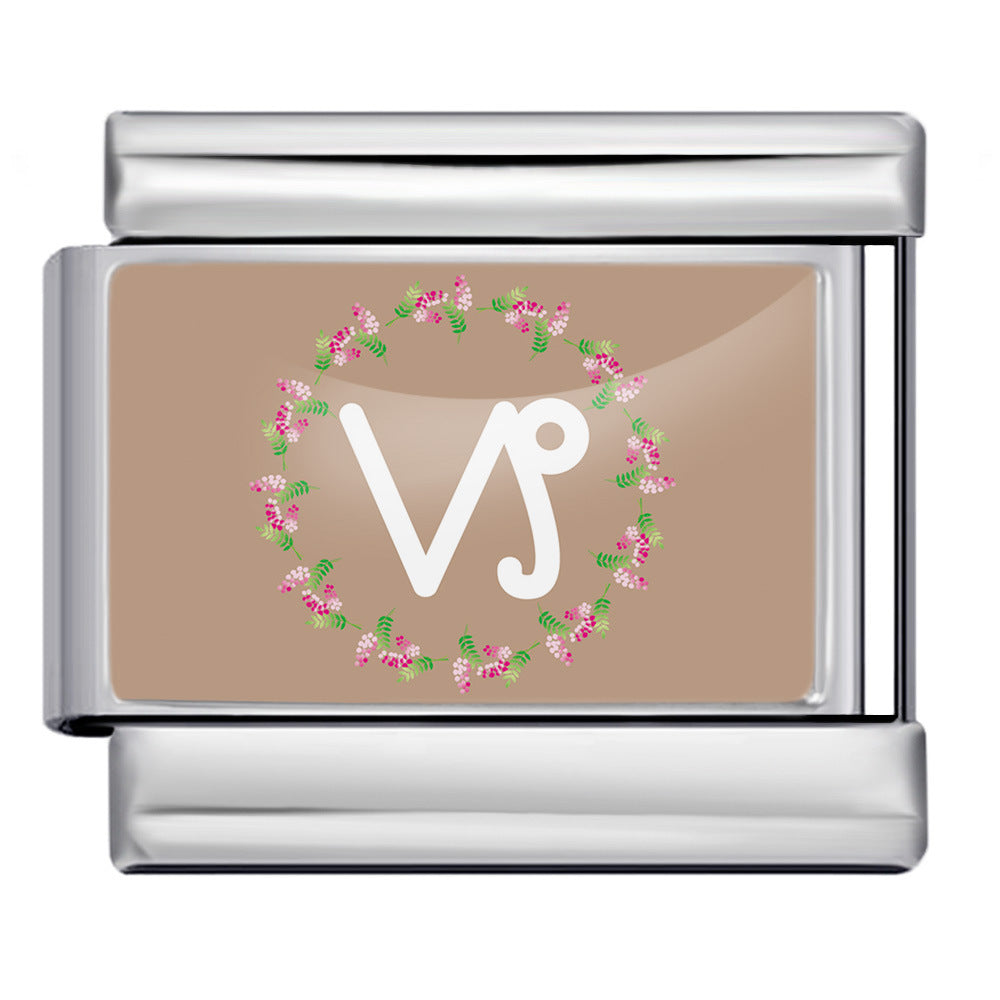 Wholesale Italian Charm Bracelet 9mm DIY 12 Contion Series  Creative Stainless Steel Composable Bracelet