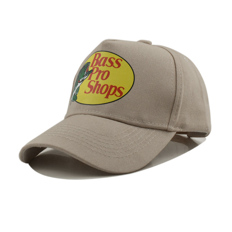 Wholesale Solid color printed outdoor fishing sun protection men' s baseball cap hat