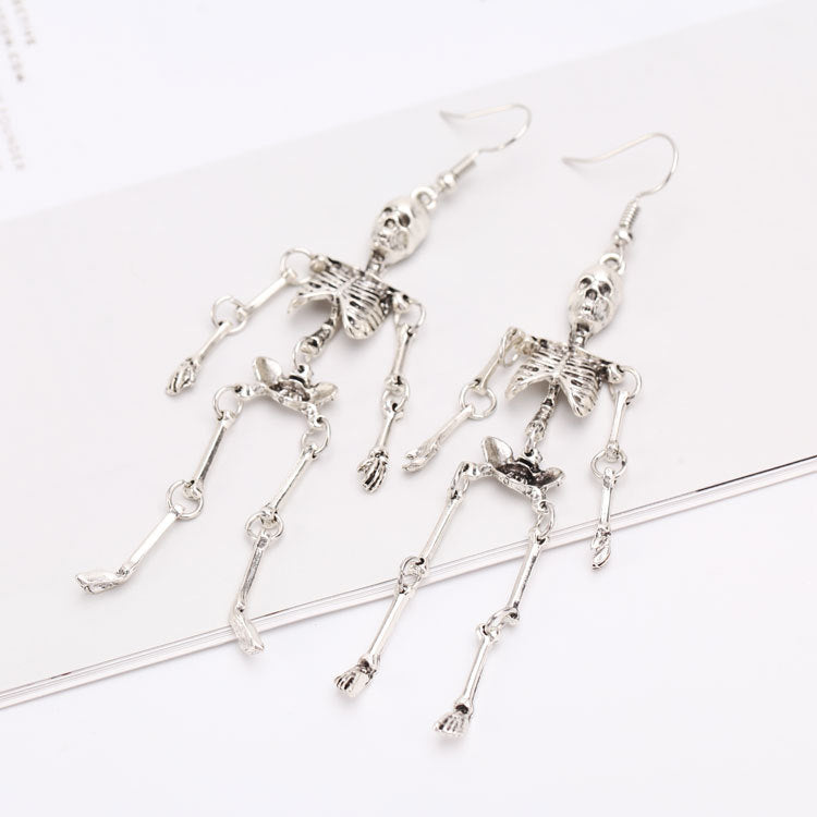 Wholesale Retro Skull Frame Earrings  Earrings