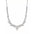 Wholesale titanium steel zircon sweater chain Y-shaped pendant necklace