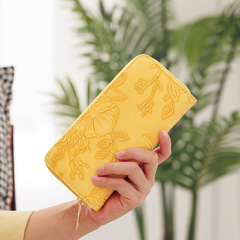 Wholesale Long PU Large Capacity Single Pull Wallet ACC-WT-Kuans004