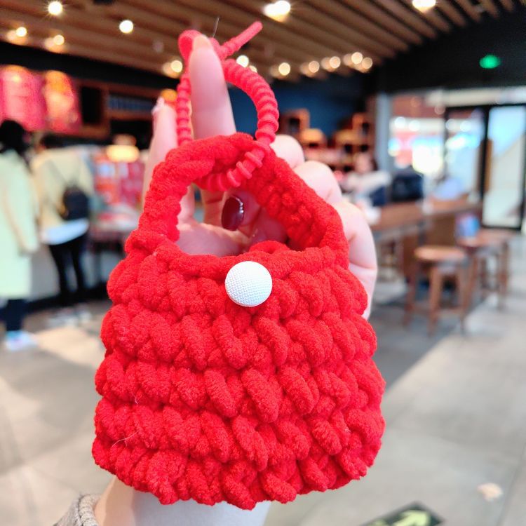 Wholesale Yarn Coin Purse Keychain Lanyard Keychain Keychain Wallet ACC-KC-AiLe001