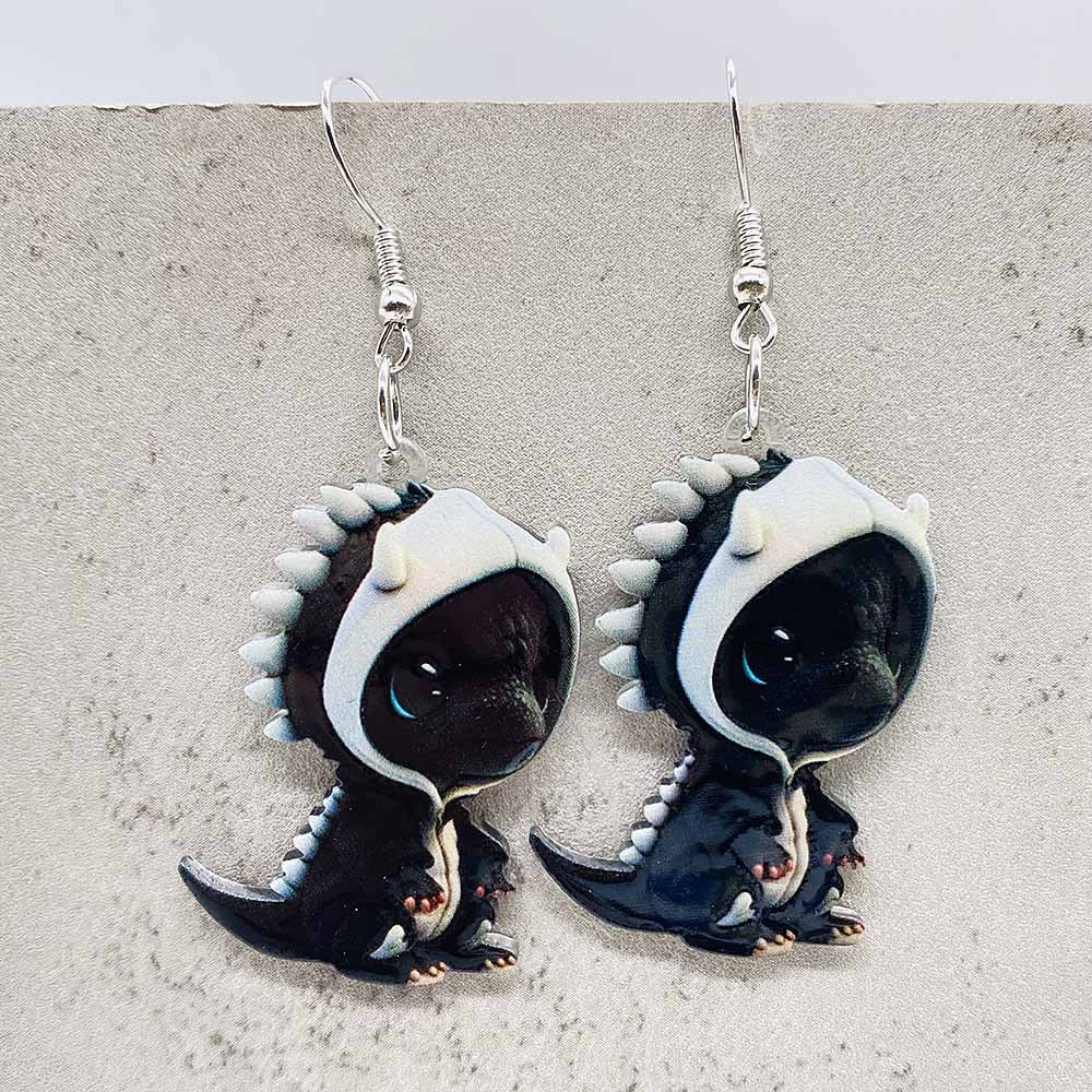 Wholesale Cartoon Animal Cute Cat Acrylic Earrings