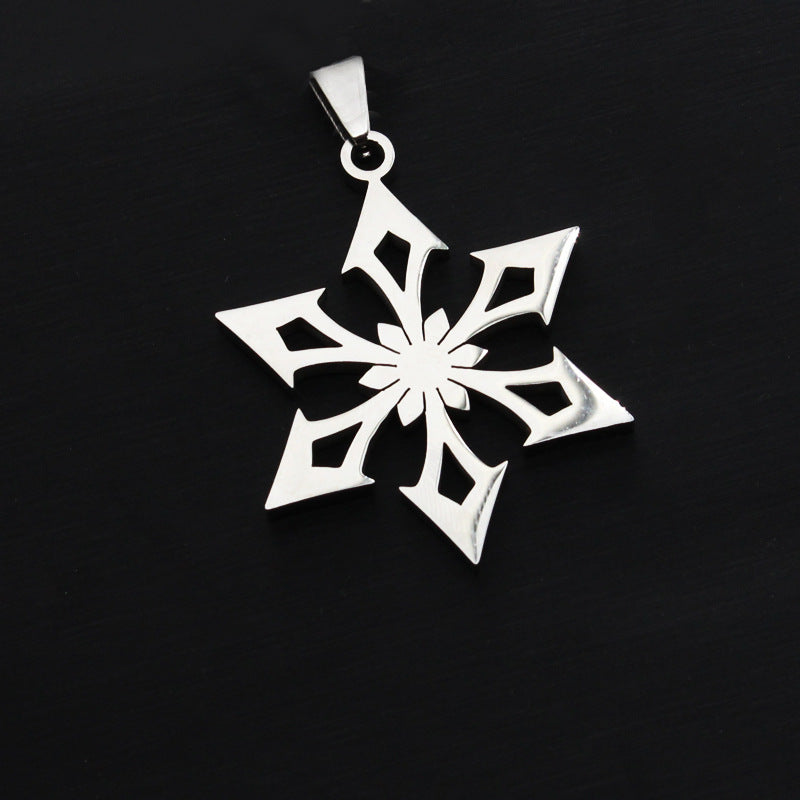 Wholesale God's Eye Titanium Steel Non-Fade Necklace