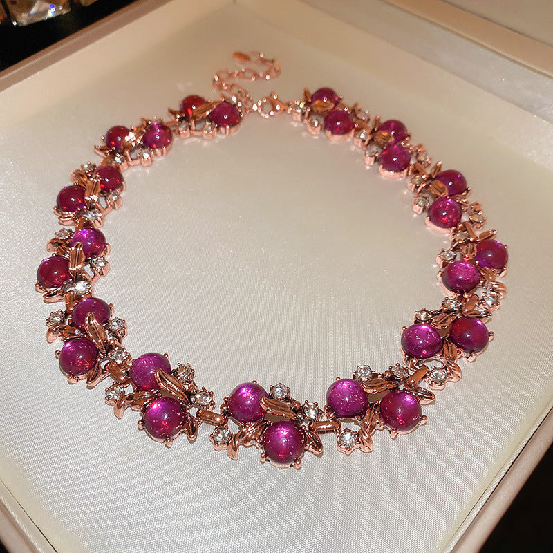 Wholesale Alloy Rhinestone Clavicle Necklace,  Geometric Vintage Style Fashion Jewelry Accessory for Gift