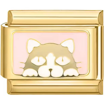 Wholesale Italian Charm Bracelet 9mm DIY Splicing Removable Color Cat Stainless Steel Composable Bracelet