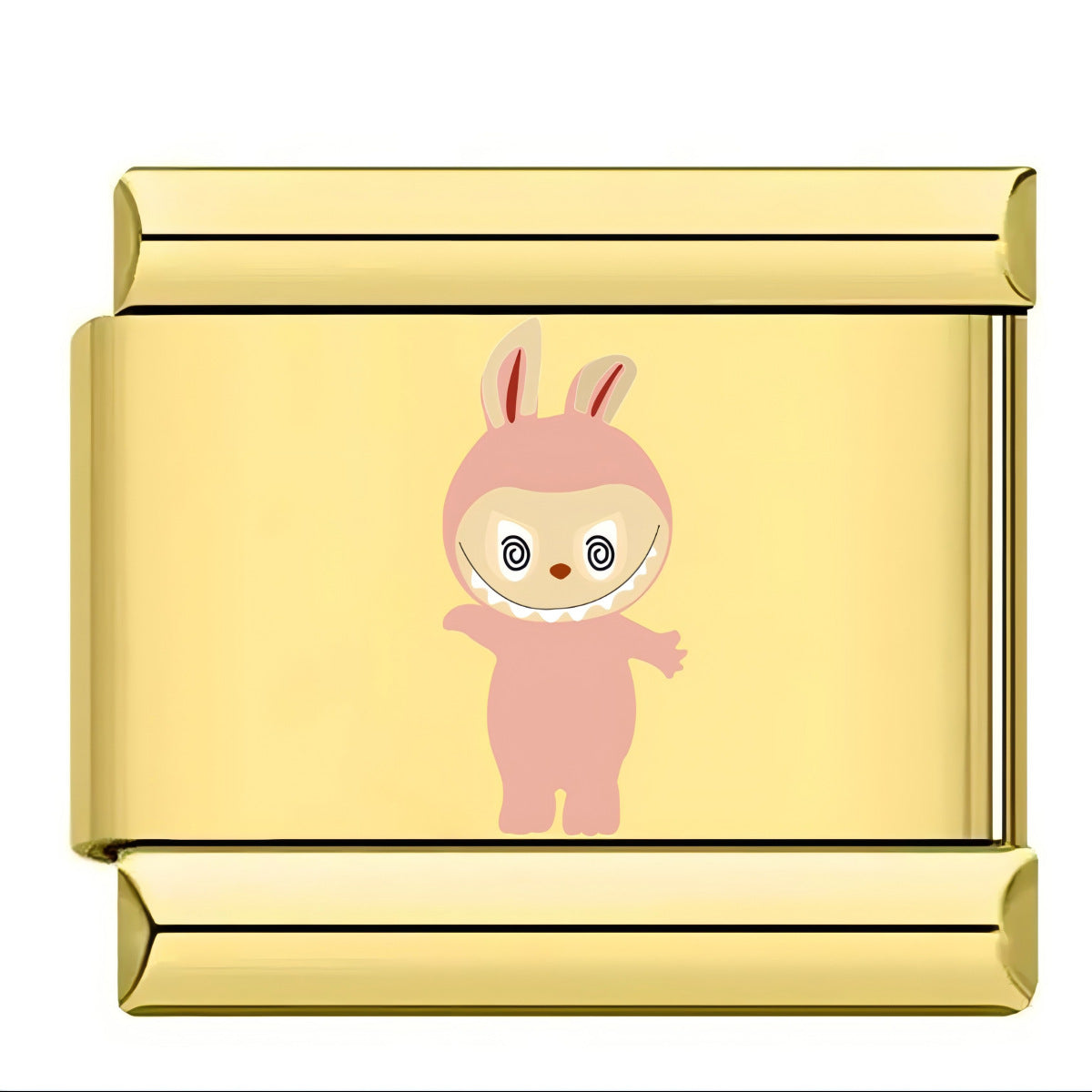 Wholesale 10pcs Italian Charm Bracelet 9mm DIY Splicing Cartoon Cute Stainless Steel Composable Bracelet