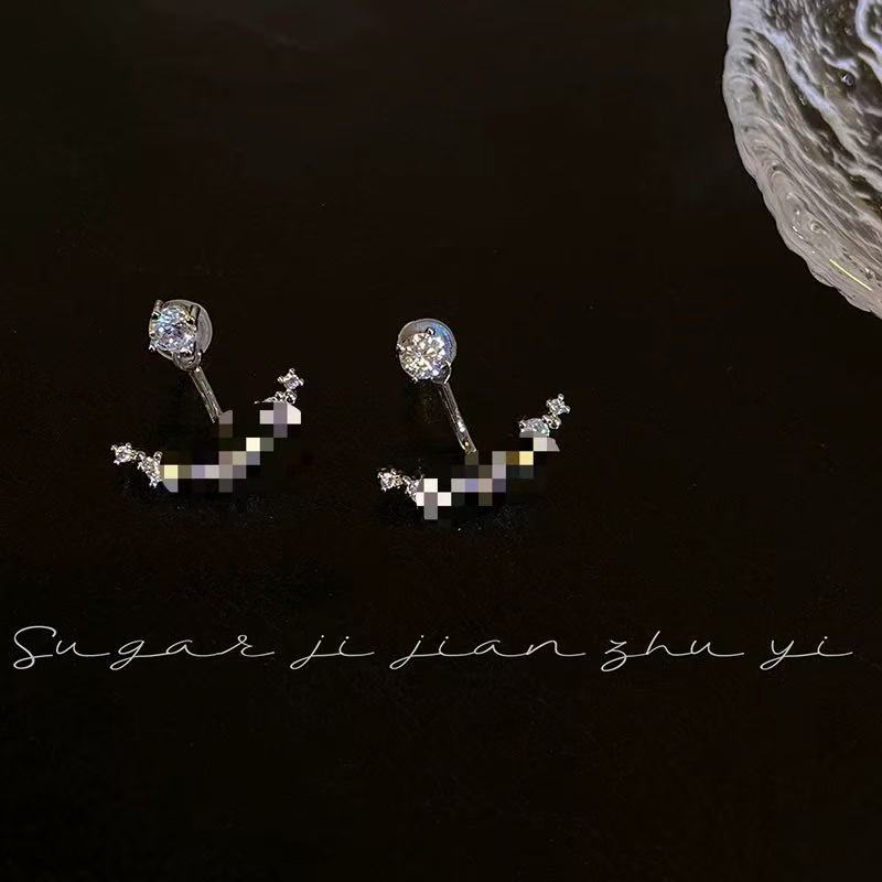 Wholesale Star Ship Zircon Earrings