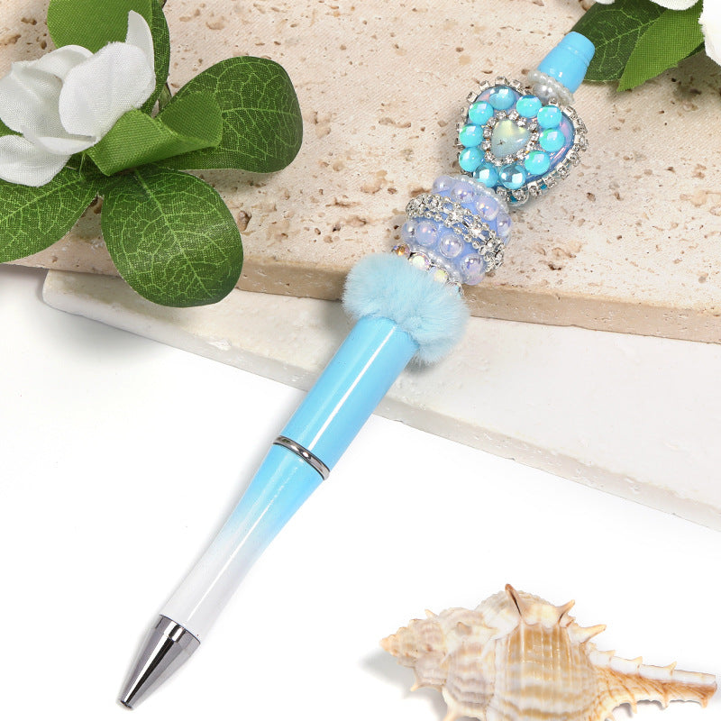 Wholesale 5pcs Heavy Color Pearl Diamond Ball Beaded Rhinestone Chain Full Diamond Beads Diy Accessories ACC-BDS-BLG093