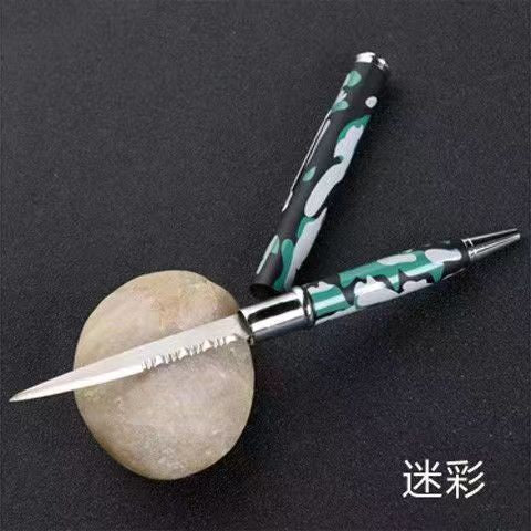 Wholesale Metal Ballpoint Pen Unpacking Express Portable Outdoor Tool Keychains ACC-KC-MengAn001