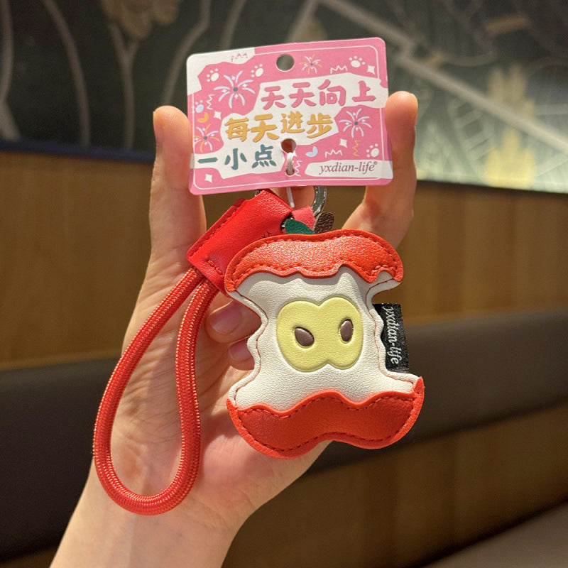 Wholesale Chic Core PU Leather Keychain Cute Bag Charm For Couples Wedding Favor Gift