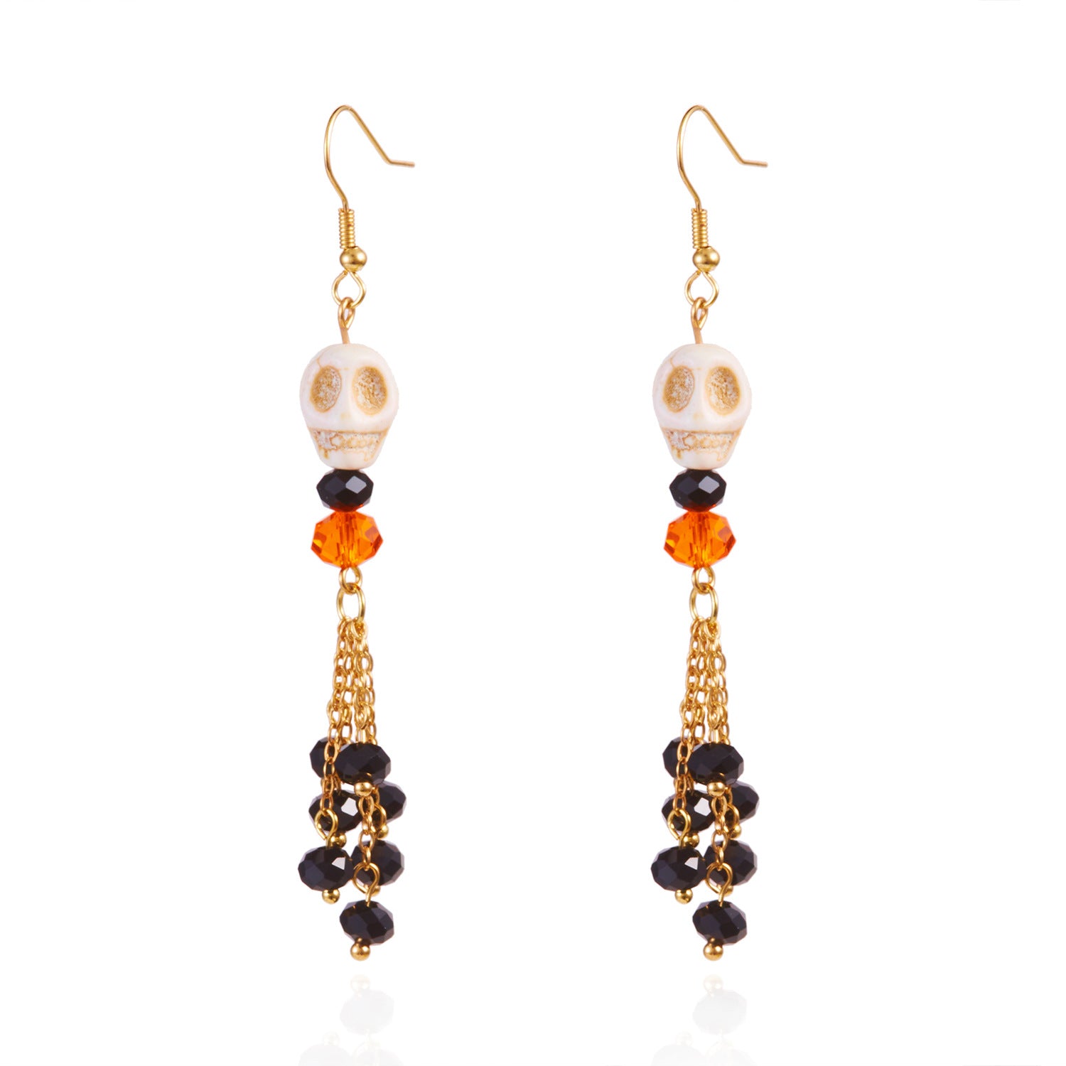 Wholesale  Skull Drop Earrings Fashion Accessory Gift Boutique Resale