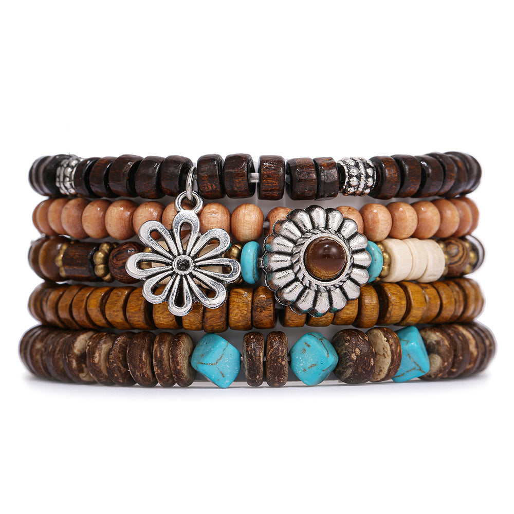 Wholesale Bohemian Stacked Bracelet Set