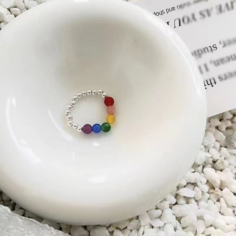 Wholesale Acrylic Flower Ring in Violet Purple - Fashion Accessory for Women,  Cute Stackable Ring,  Boutique Resale Jewelry