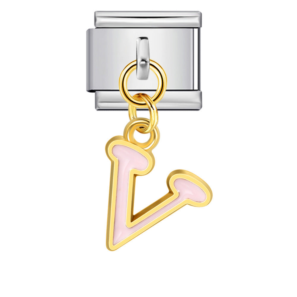 Bracelet de charme italien 5pcs 5pcs 9 mm BRACEAUX DE CROCHEMENT D'HUILE COLORES