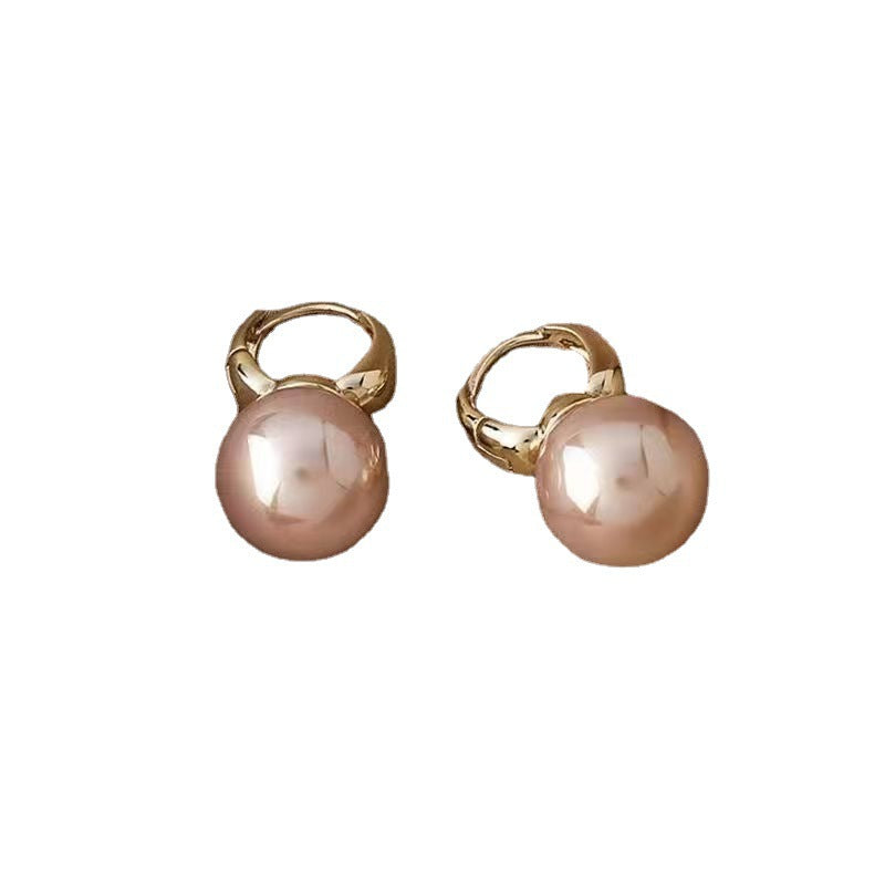 Wholesale simple pearl  light luxury earrings