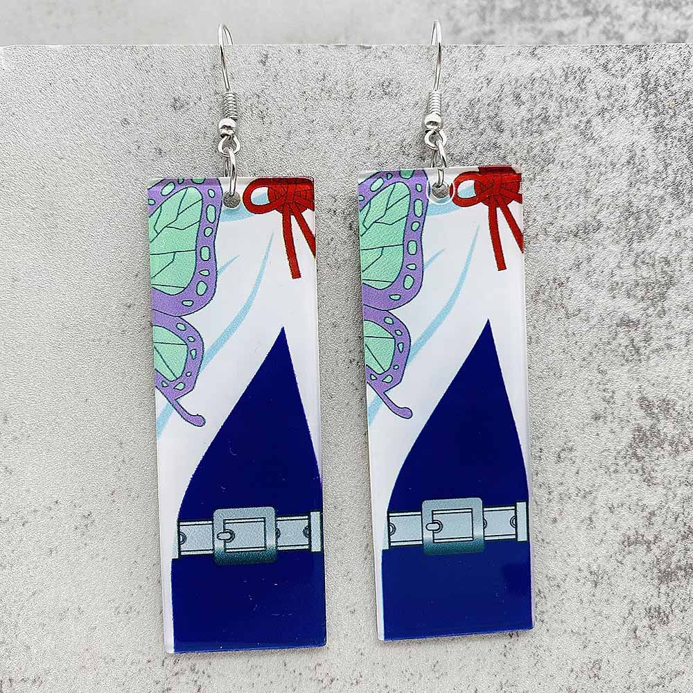 Wholesale Cartoon Butterfly Acrylic Anime Earrings ACC-ES-CY016