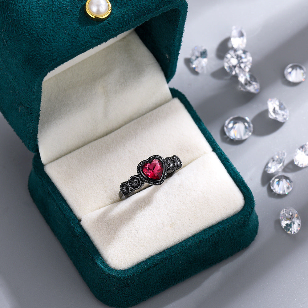 Wholesale Diablo Love Flower Retro Opening Ring