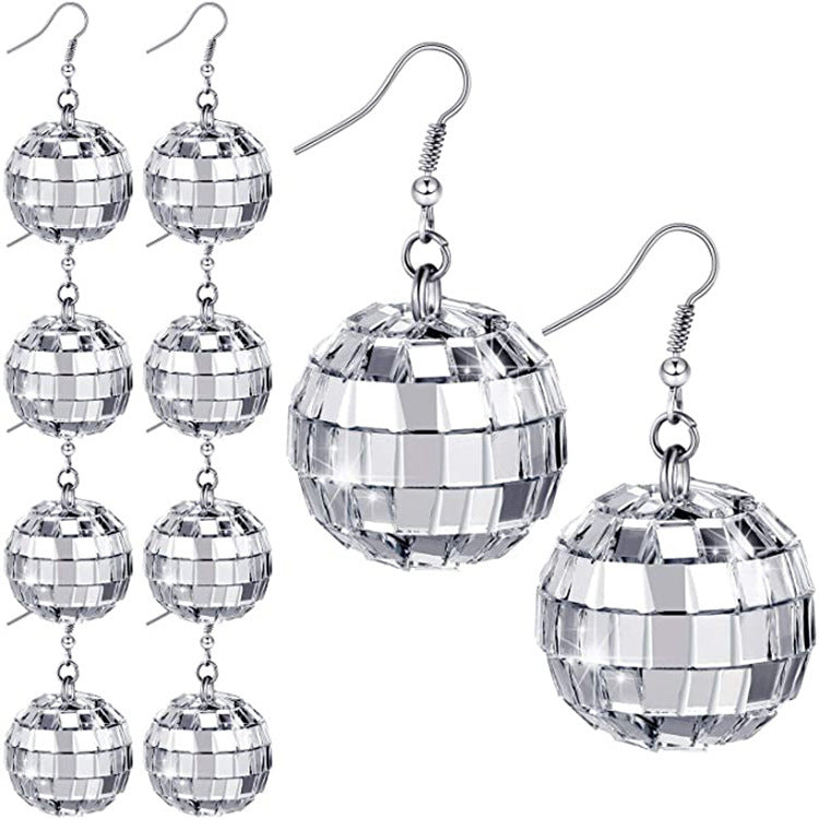 Wholesale Retro Disco Earrings