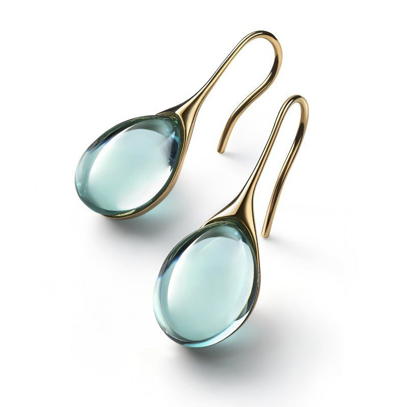 Wholesale Teardrop Shape Simple Alloy Earrings ACC-ES-YingQi001