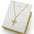 Wholesale 18K Gold Inlaid Zirconia Cross Clavicle Necklace
